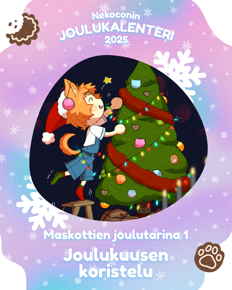 Joulukalenteri: Maskottien joulutarina – Joulukuusen koristelu Joulukalenteri: Maskottien joulutarina – Joulukuusen koristelu