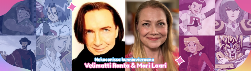 Velimatti Ranta ja Mari Laari kunniavieraiksi Nekoconiin! Velimatti Ranta ja Mari Laari kunniavieraiksi Nekoconiin!